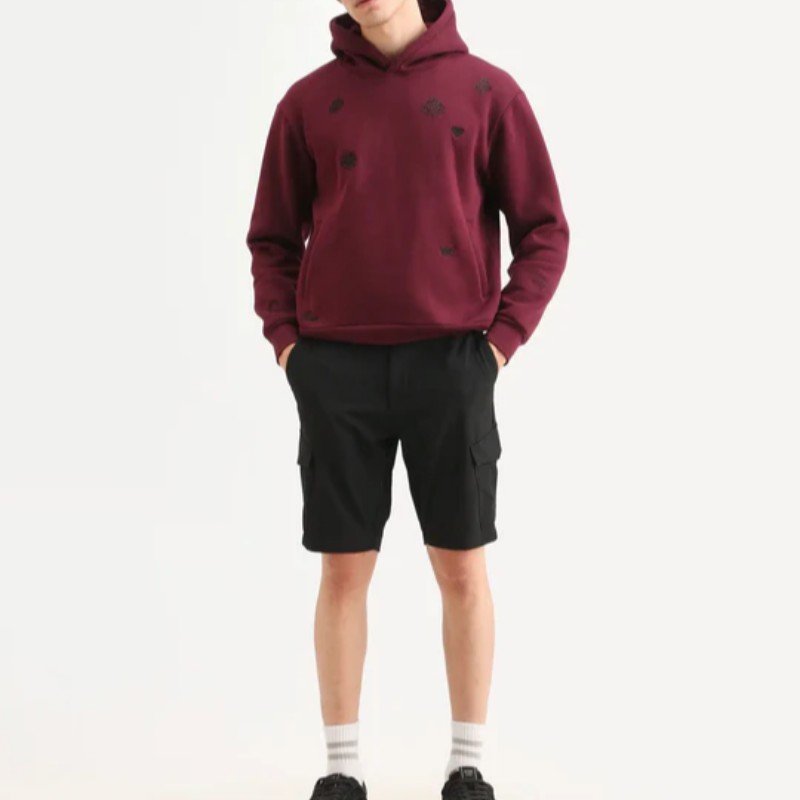 WAY STRETCH CARGO SHORTS TRIPCO-SS26 - BLACK