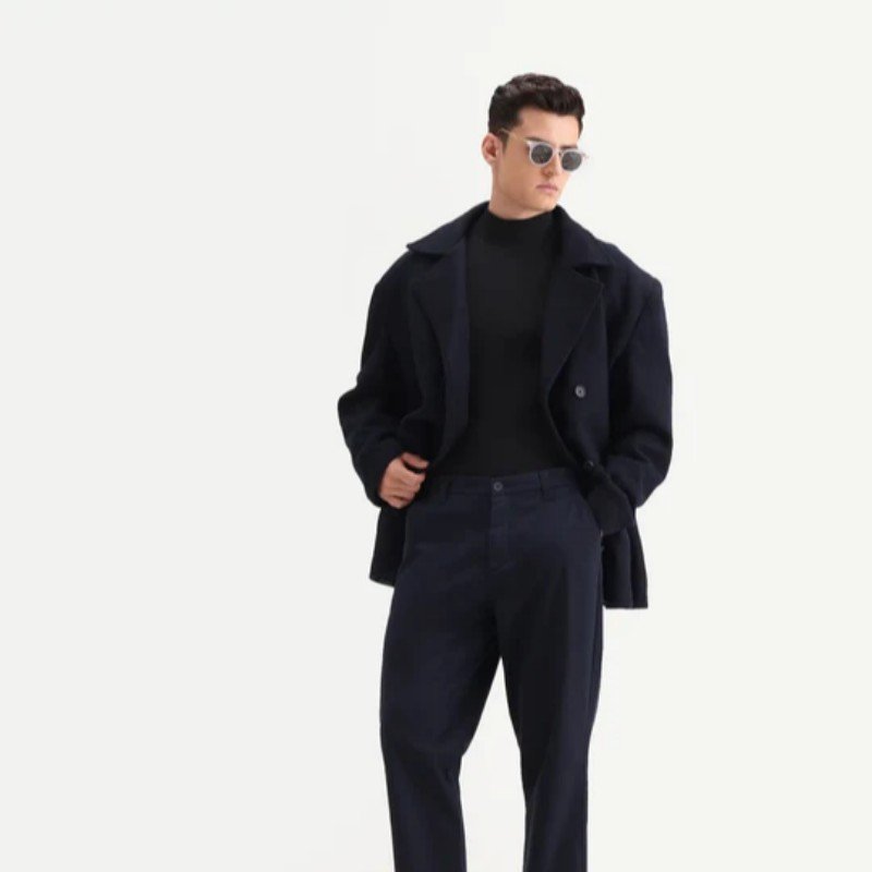 REGULAR FIT PLAIN T-SHIRT MICK - BLACK