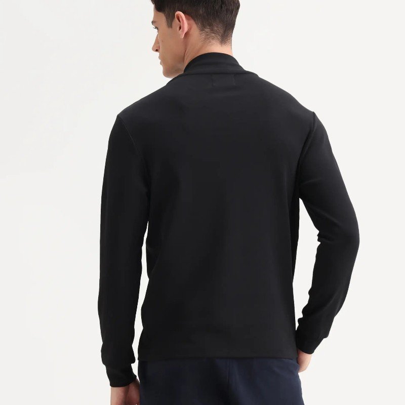 REGULAR FIT PLAIN T-SHIRT MICK - BLACK